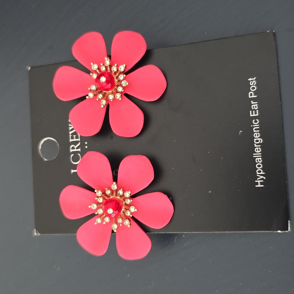 10/4 Jcrew Flower Earrings